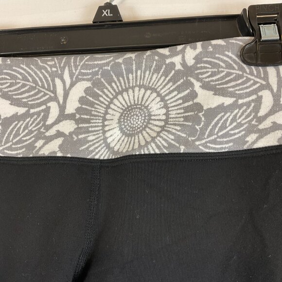Lululemon Wunder Under Pant 8 Black Beachy Floral White Fossil/Fossil Gray - Picture 6 of 12